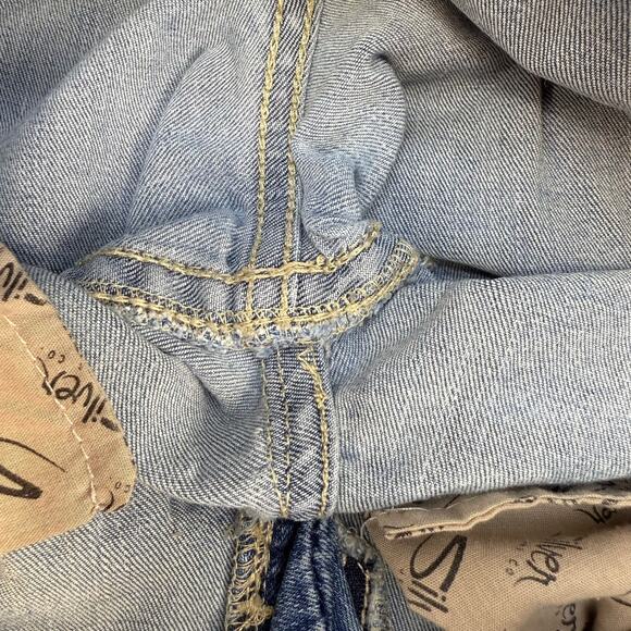 Silver Jean Co Jeans Girls 14 Light Blue Sasha Straight Leg Mid Rise School Jean - Picture 9 of 14